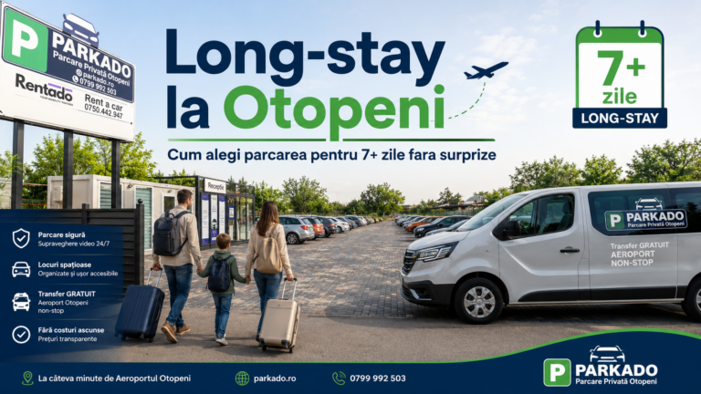 Long-stay la Otopeni cum alegi parcarea pentru 7+ zile fără surprize