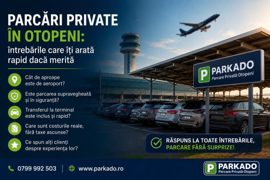 Parcări private în Otopeni: întrebările care îți arată rapid dacă merită