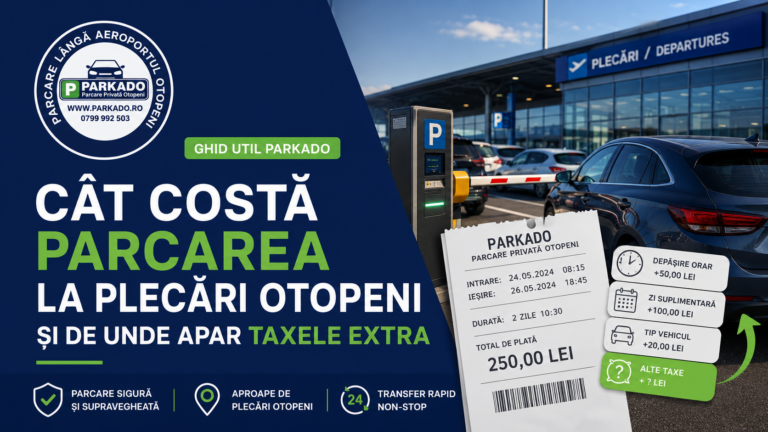 cat costa parcarea la plecari otopeni