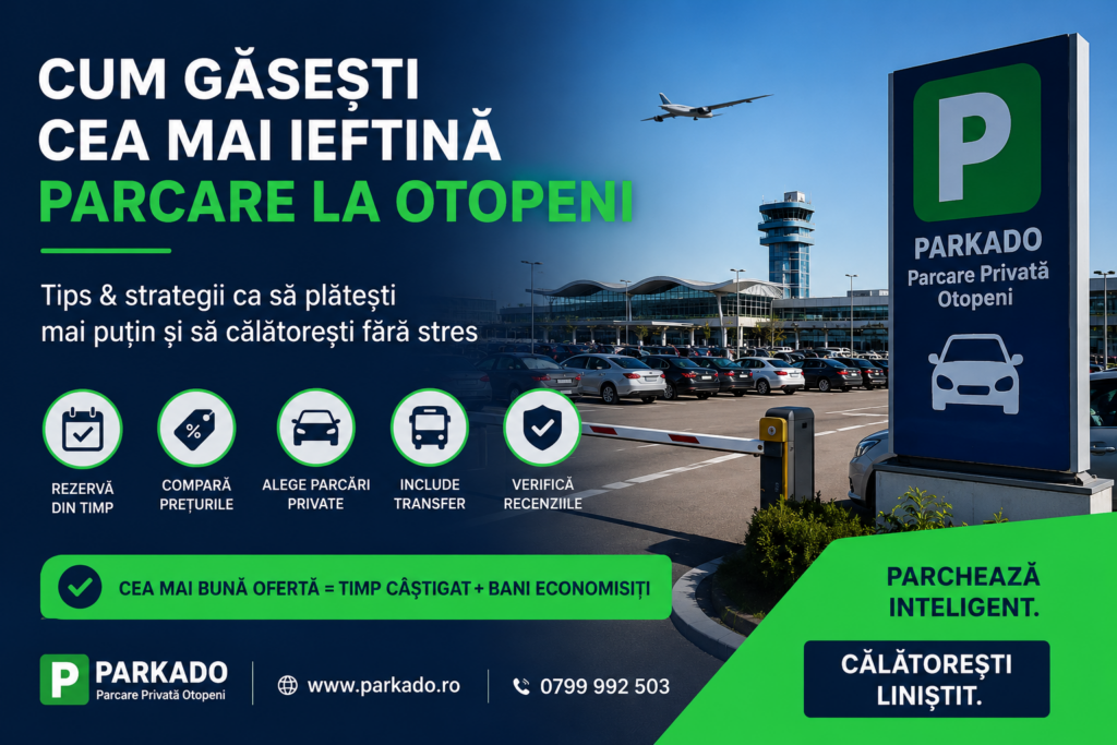 Cum găsești cea mai ieftină parcare la Otopeni fără să ignori costurile extra