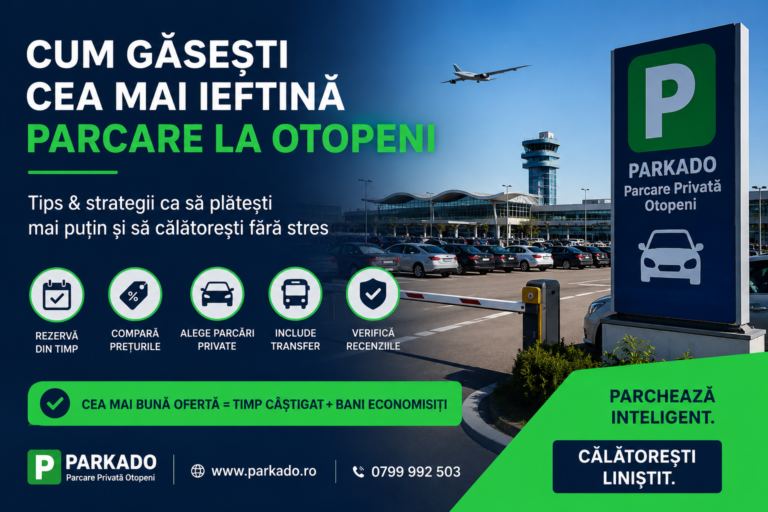 cea mai ieftina parcare otopeni
