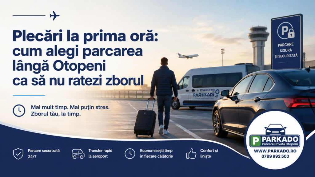Plecări la prima oră: cum alegi parcarea lângă Otopeni ca să nu ratezi zborul