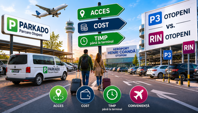 P3 Otopeni sau RIN: diferențe de acces, cost și timp până la terminal