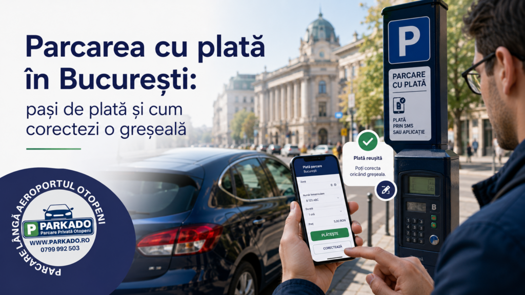Parcarea cu plată în București: pași de plată și cum corectezi o greșeală