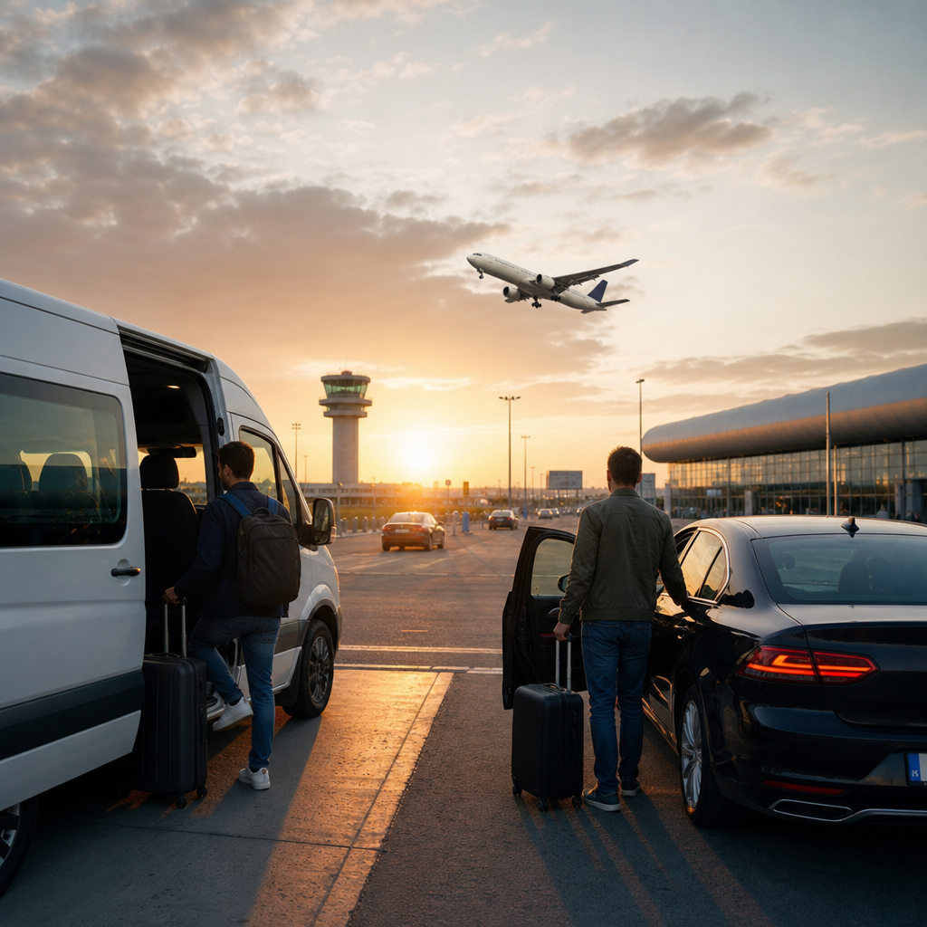 Din Timișoara spre zbor matinal: microbuz sau condus până la Otopeni?