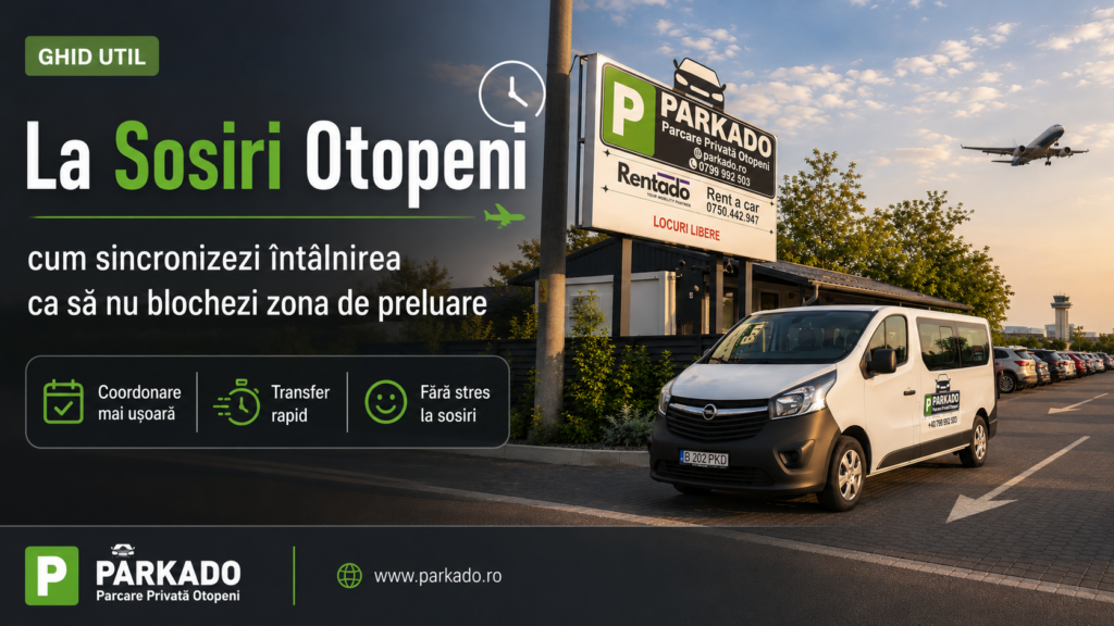 La Sosiri Otopeni: cum sincronizezi întâlnirea ca să nu blochezi zona de preluare