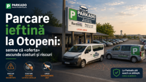 Parcare ieftină la Otopeni: semne că „oferta” ascunde costuri și riscuri