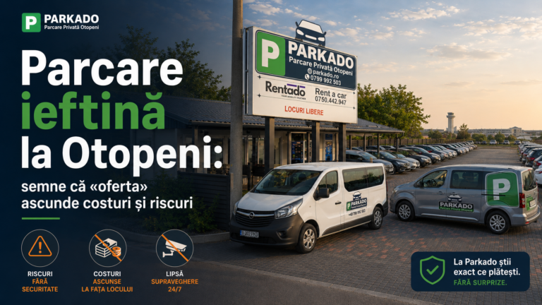 Parcare ieftină la Otopeni: semne că „oferta” ascunde costuri și riscuri