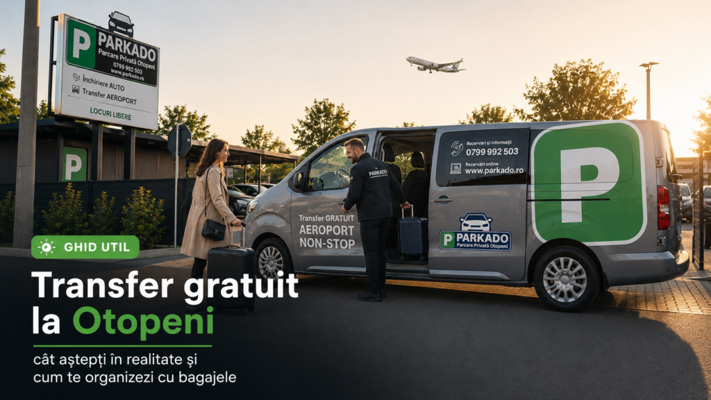 Transfer gratuit la Otopeni: cât aștepți în realitate și cum te organizezi cu bagajele