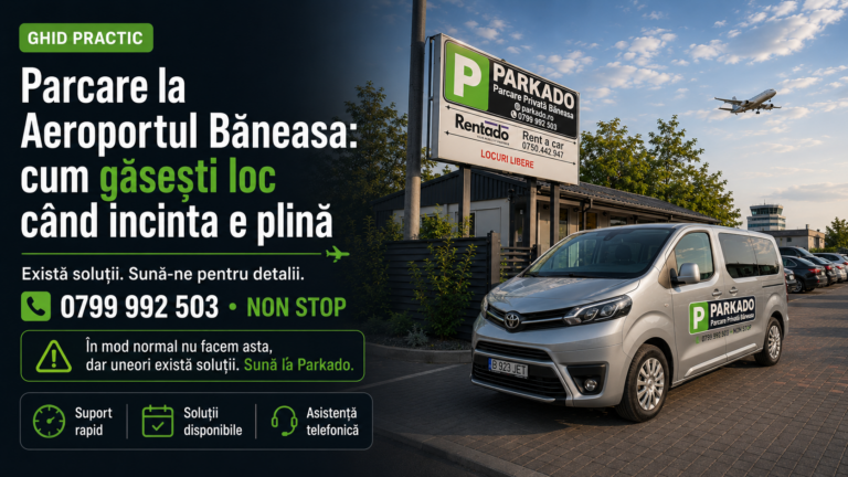 Parcare la Aeroportul Băneasa: cum găsești loc când incinta e plină